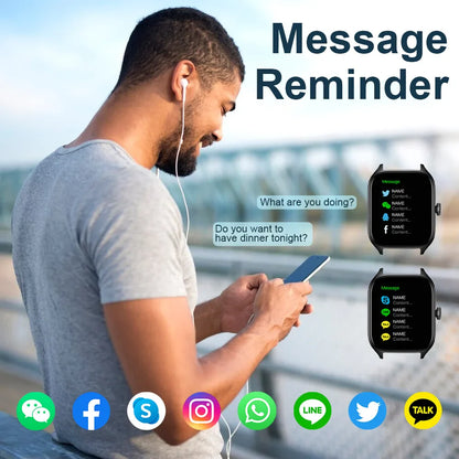 NNEOBA Smart Watch Fitness Tracker Black-4