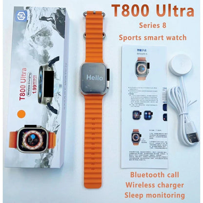 NNEOBA Smart Watch Fitness Health Tracker Orange-1