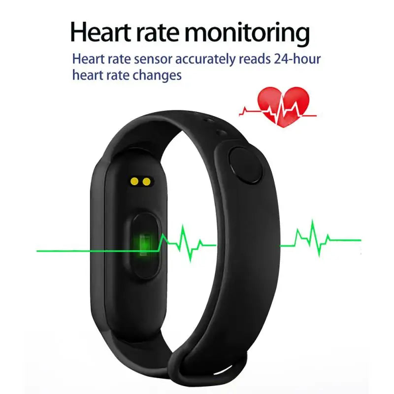 NNEOBA Smart Fitness Bracelet Watch Black-4