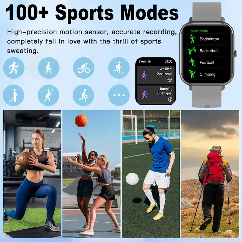 NNEOBA Smart Watch Fitness Tracker Silver-1