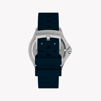 Timex Men's Silver/Blue Stainless Steel Watch | Tw2w81500-3