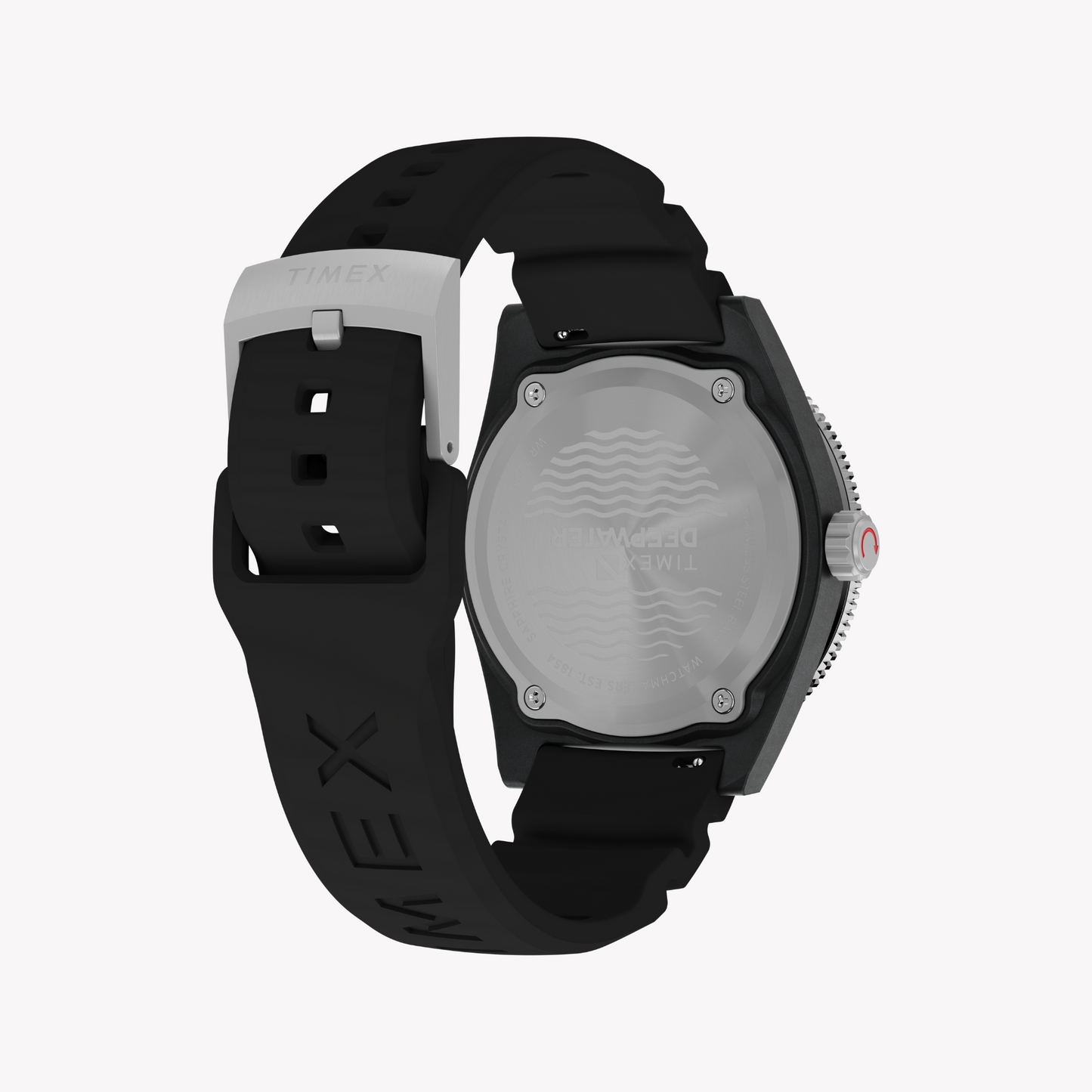 Timex Men's Black Resin Watch, Black/Black | Tw2y02200-2