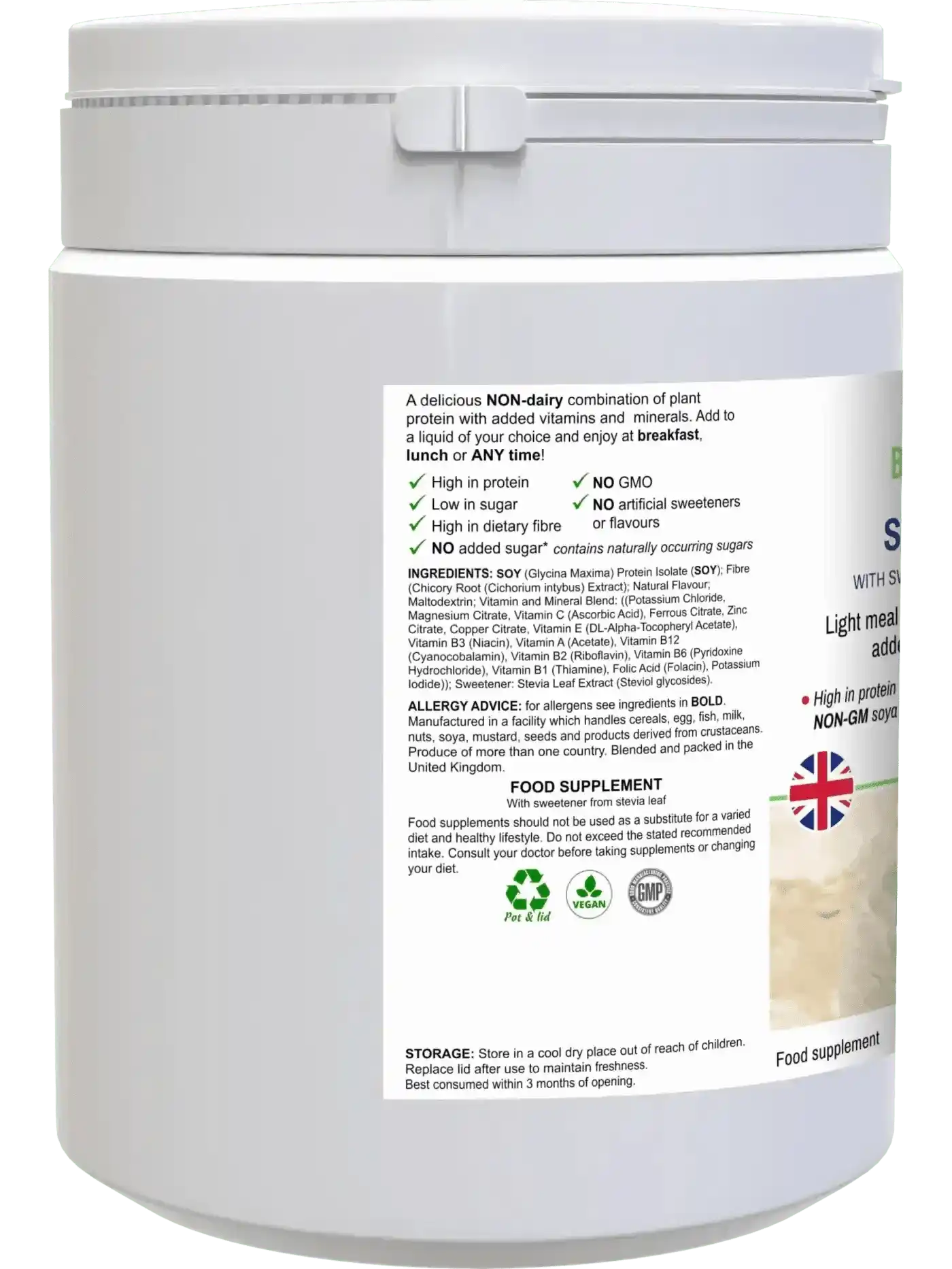 Shake Me Up Vanilla - Vegan Meal Shake Powder
