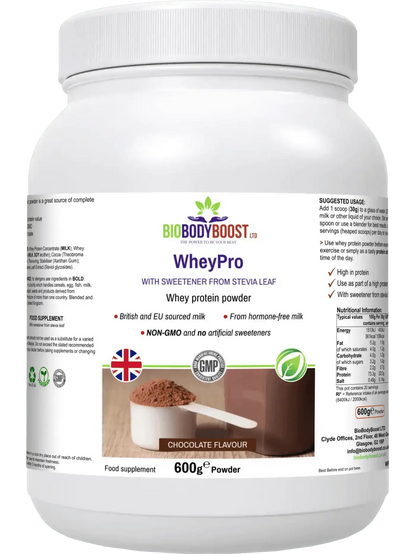 WheyPro - Chocolate Whey Protein Powder