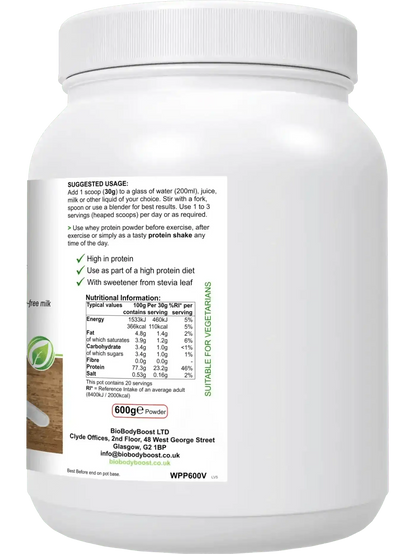 WheyPro Vanilla - Whey Protein Powder