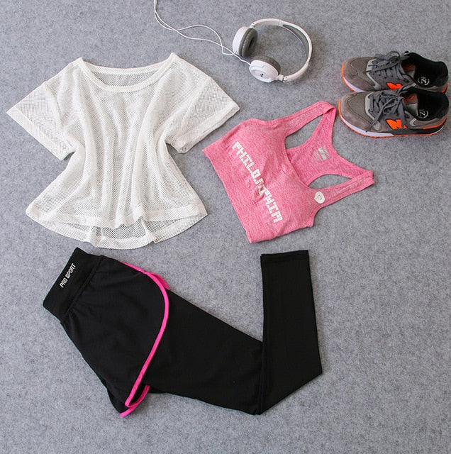 Newest Yoga Set Women Sports Bra Sexy  Gym  Clothes